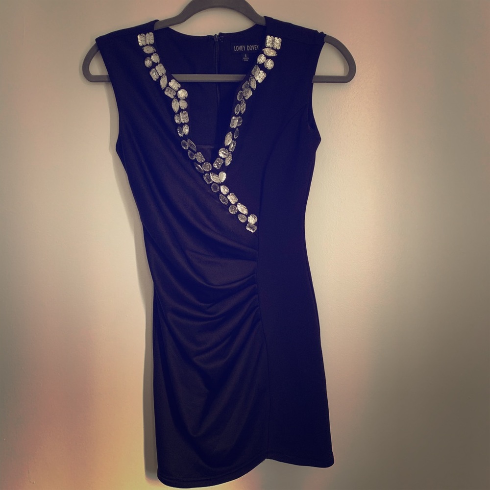 🍍🍍Beaded Black Cocktail Dress (3 for $25)